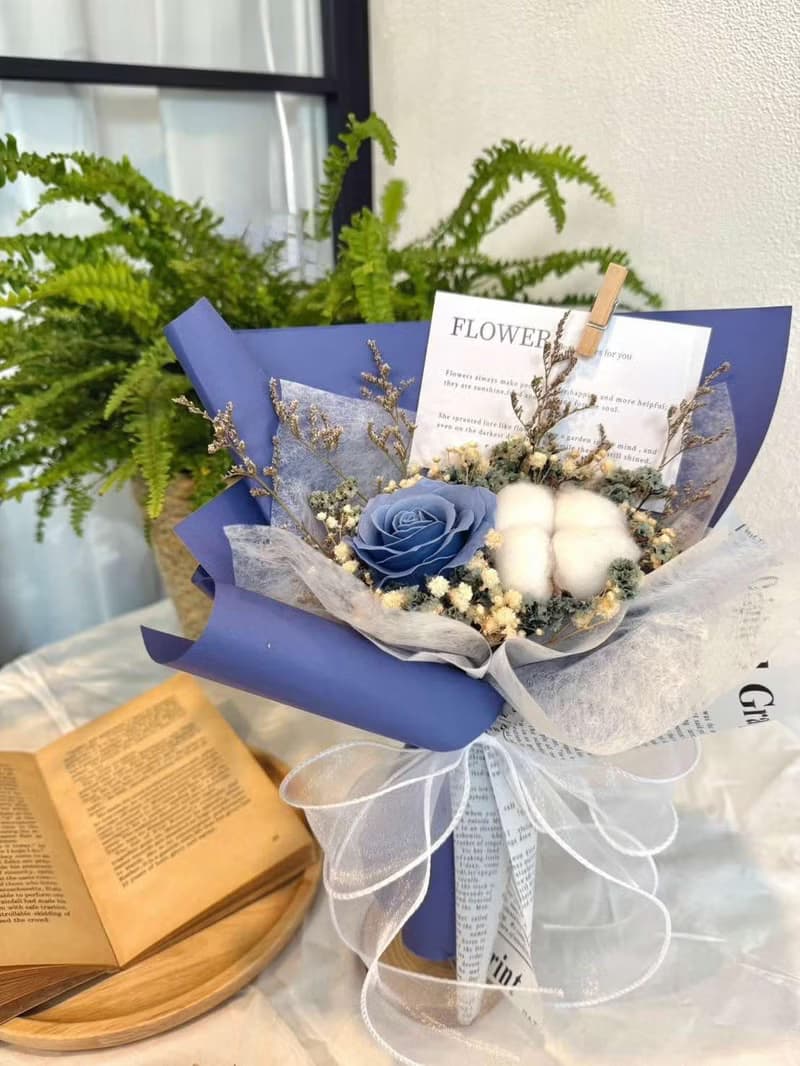 中型花束 香皂花束 乾燥花束 畢業花束 母親節 康乃馨 乾燥花