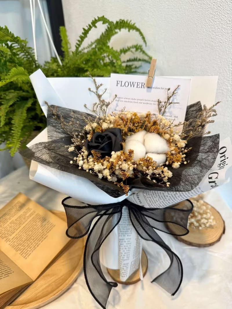 中型花束 香皂花束 乾燥花束 畢業花束 母親節 康乃馨 乾燥花