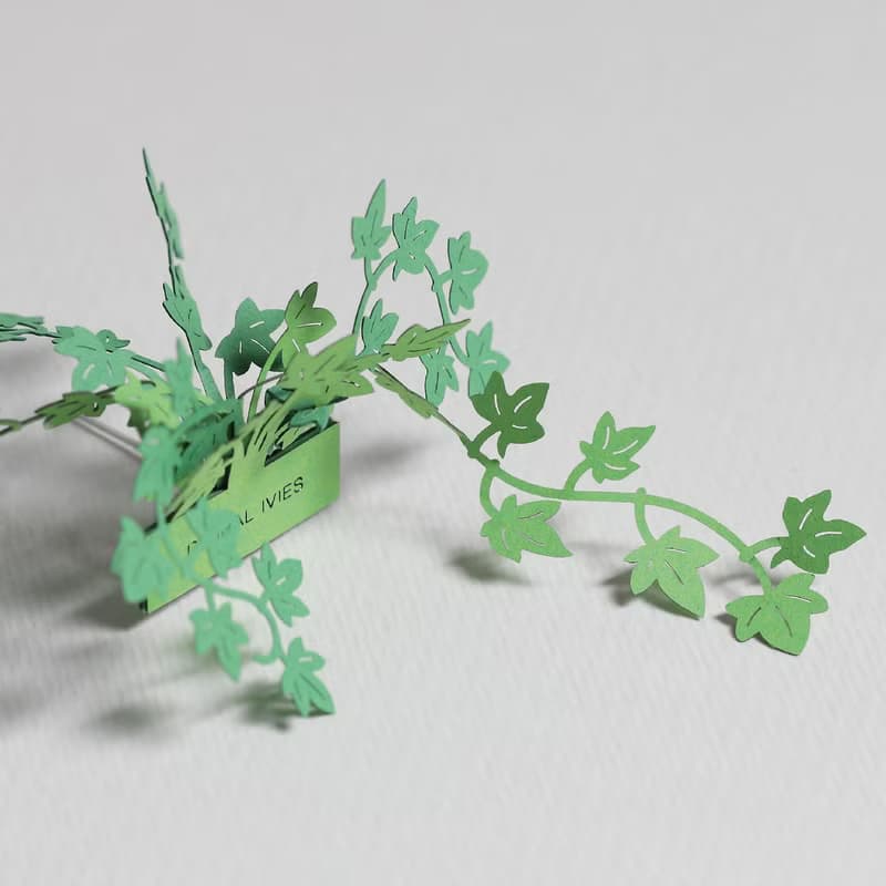 【立體植物貼紙】常春藤 (605033) FingerART紙雕紙藝術