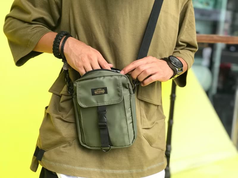 大地色系帆布小包 Pacer Pouch 防潑水 輕便 隨身小包 軍綠款