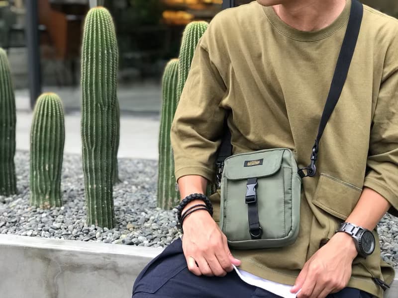 大地色系帆布小包 Pacer Pouch 防潑水 輕便 隨身小包 軍綠款