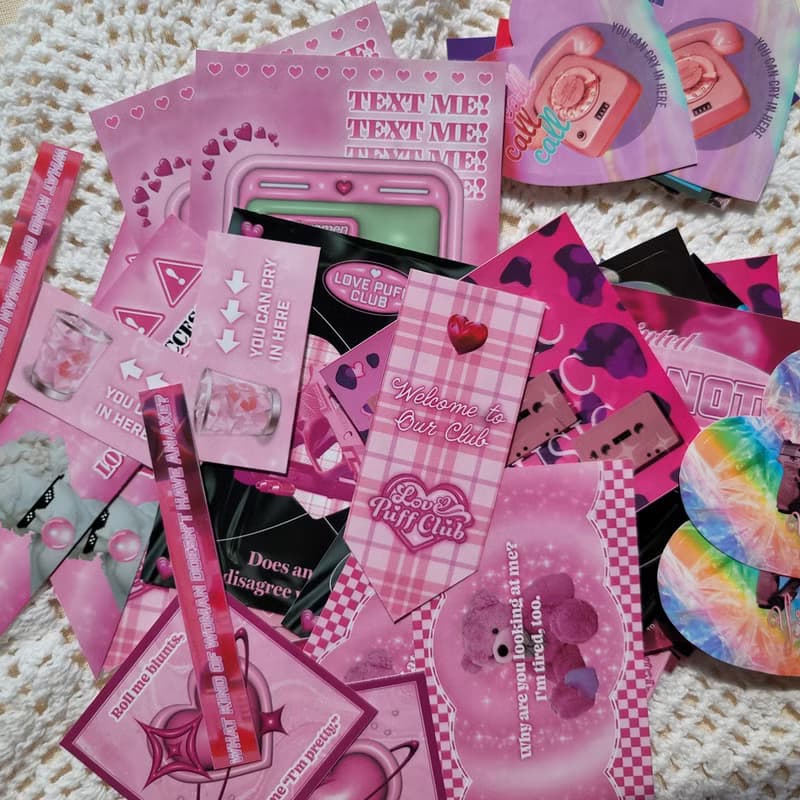 LovePuffClub Sticker Pack 러브퍼프클럽 스티커팩