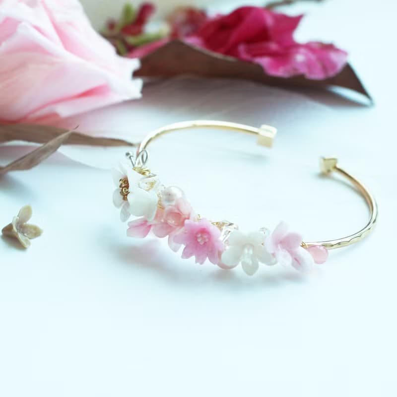 Pamycarie花束鍍金銅手鐲