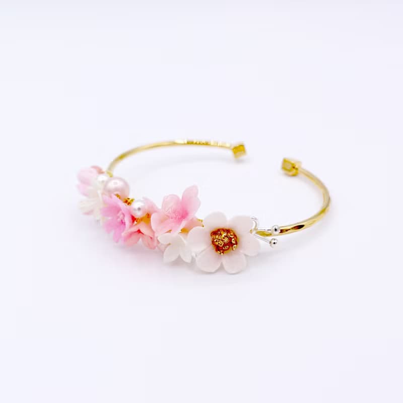 Pamycarie花束鍍金銅手鐲