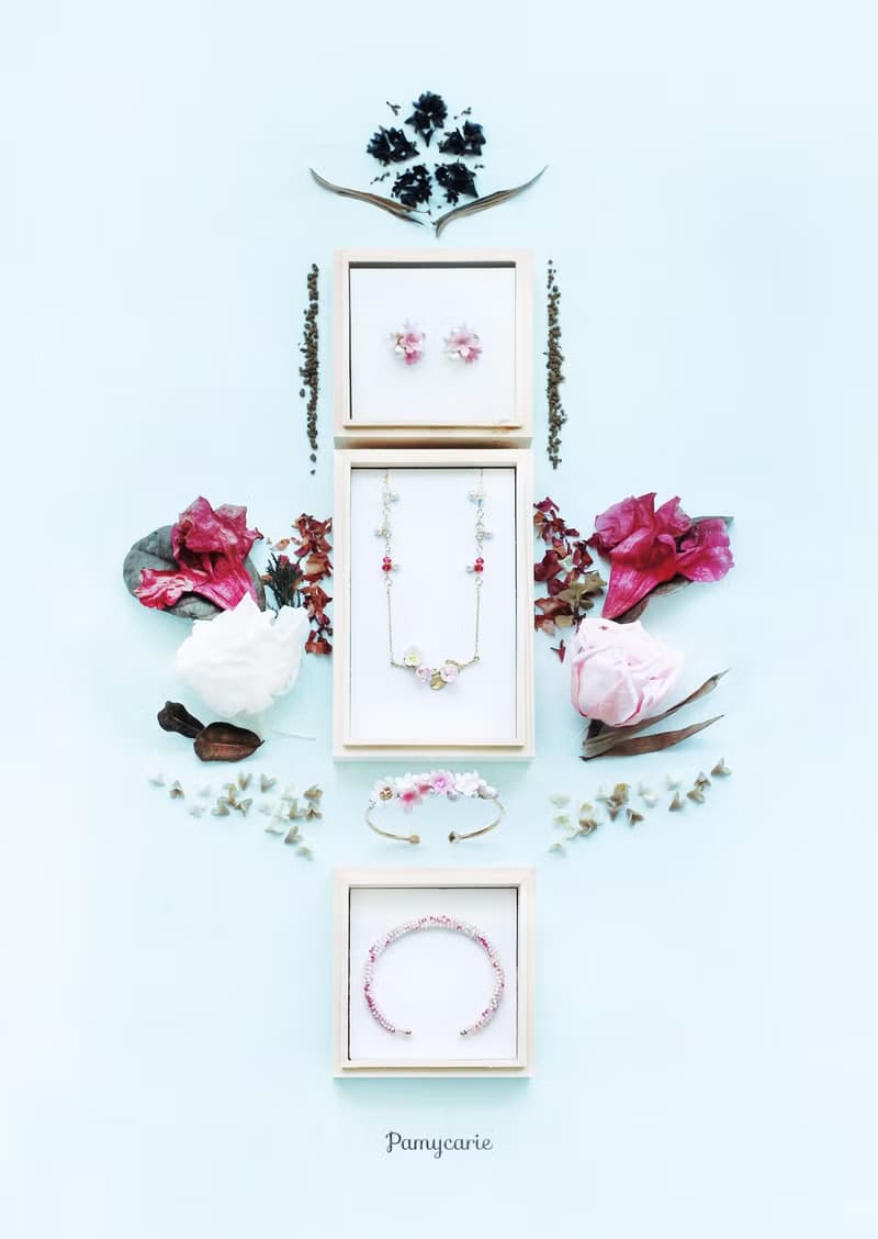 Pamycarie花束鍍金銅手鐲