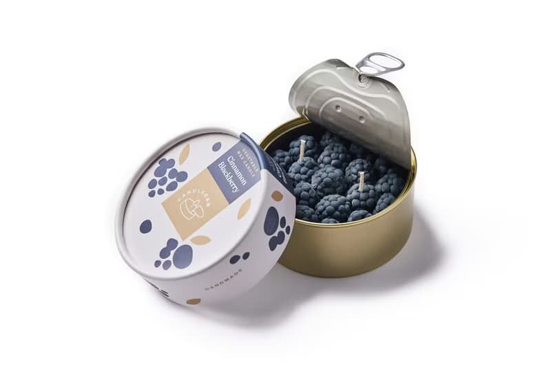 CANDLE CAN/肉桂黑莓薰香罐頭蠟燭