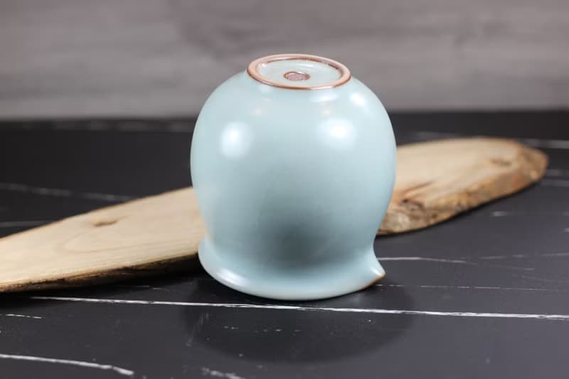 【送禮好物】360~400ml 汝窯無把 手拉坯 咖啡下壺 茶海 公道杯