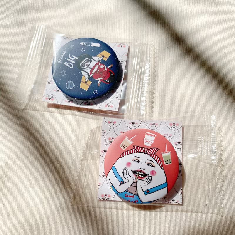 NEW 蛋定大徽章 ( 18款)
