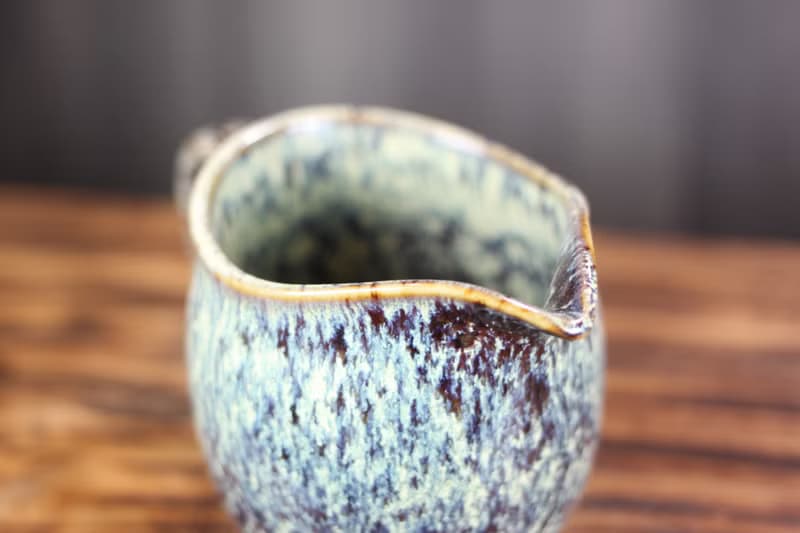 【送禮好物】200ml 岩雪 天目釉 茶海 公道杯 鶯歌名家葉敏祥作