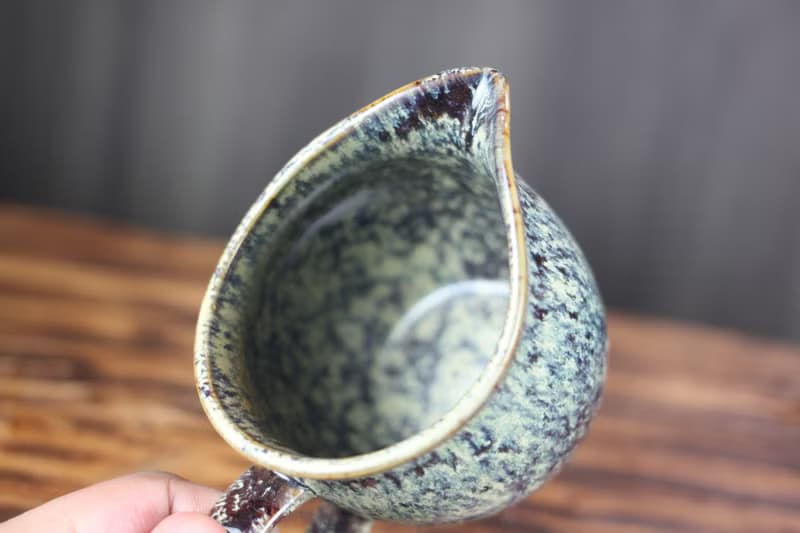 【送禮好物】200ml 岩雪 天目釉 茶海 公道杯 鶯歌名家葉敏祥作