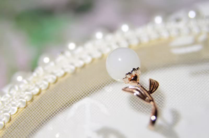 綻放的美麗 - 925銀鍍玫瑰金母乳飾品項鏈