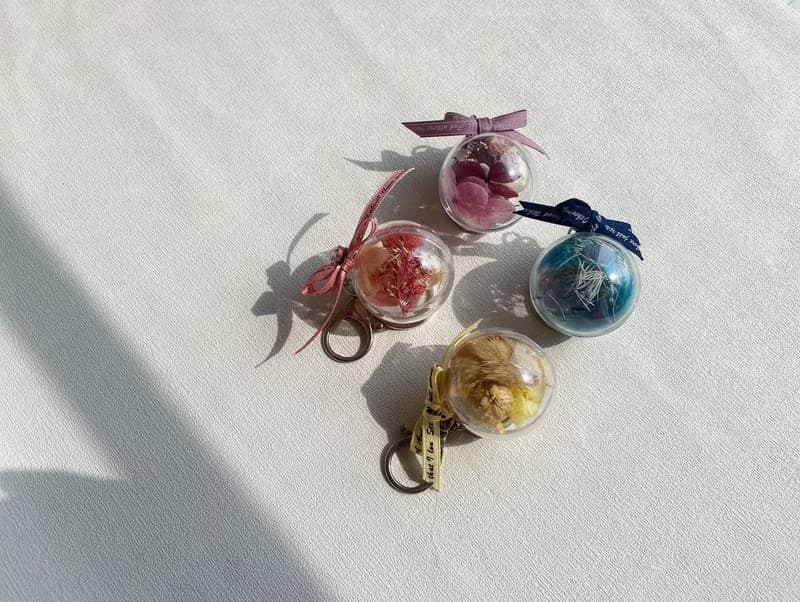 乾燥花吊飾 鑰匙圈 聖誕禮盒