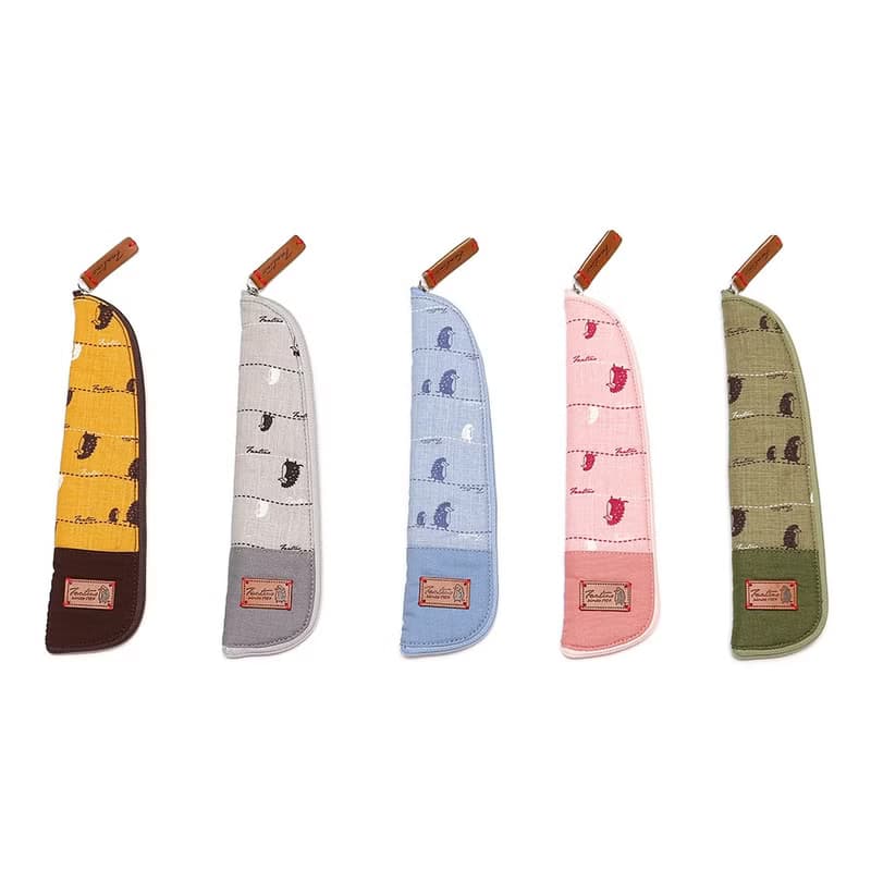 獨創布花 棉麻餐具袋::天空藍:: (漫步一線間)環保餐具/畢業季