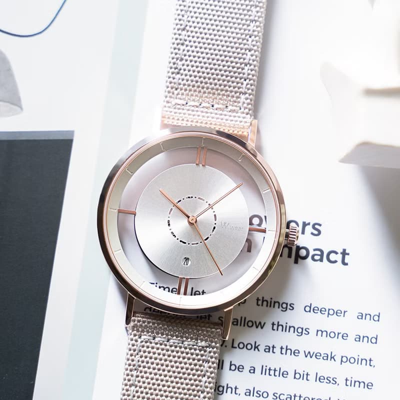 W.wear - 簡約鏤空系列 - 太陽紋白