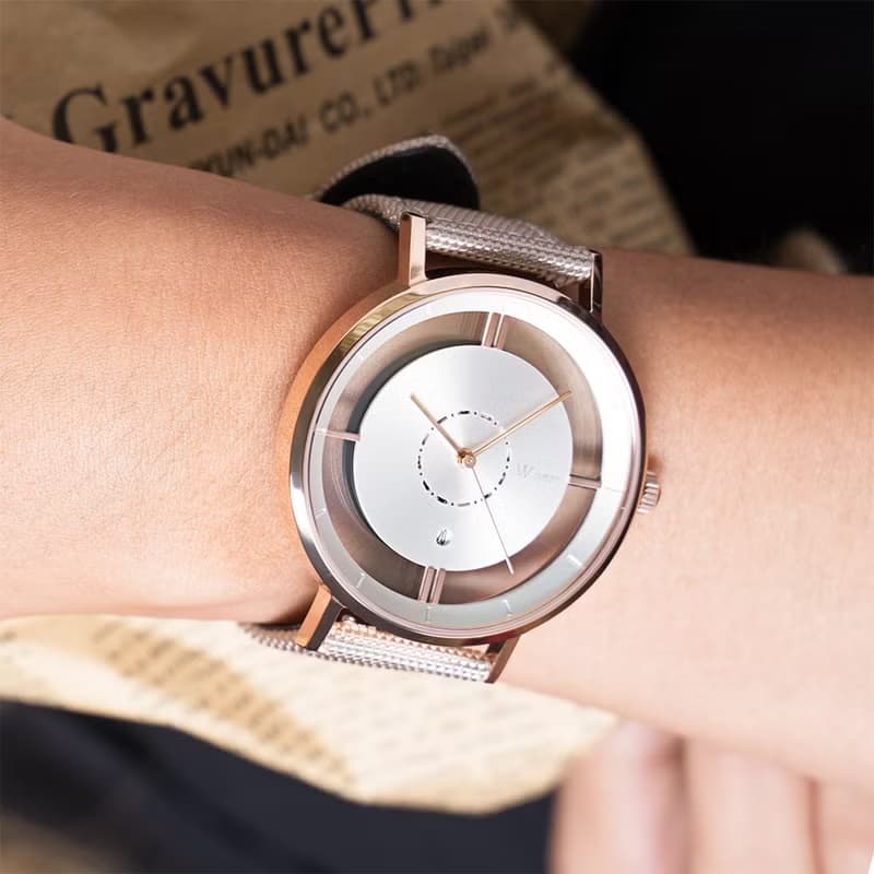 W.wear - 簡約鏤空系列 - 太陽紋白