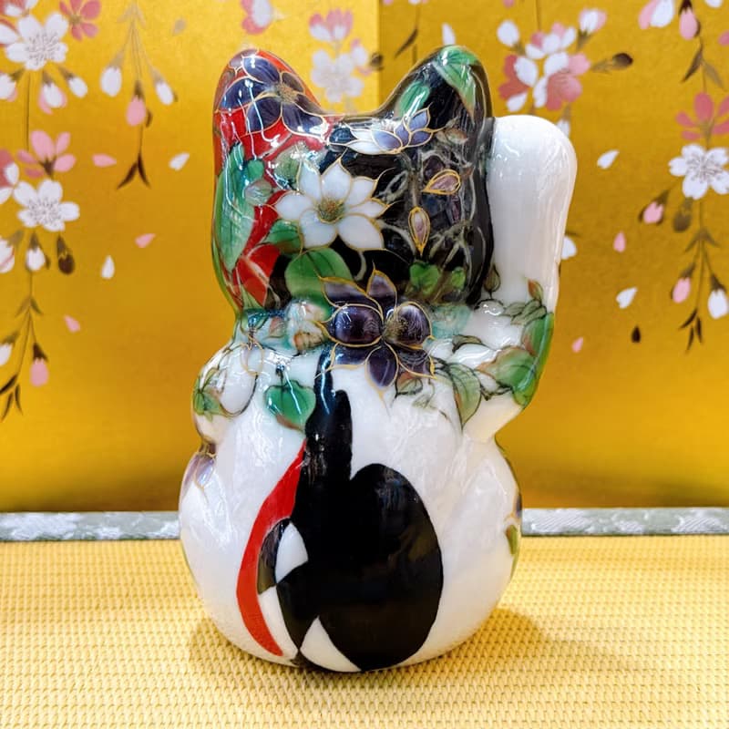 【彩鐵迎富】日本清水燒招財貓 | 鐵線