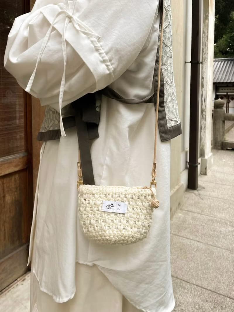 混布編織包-手工編織 編織/小廢包/零錢包