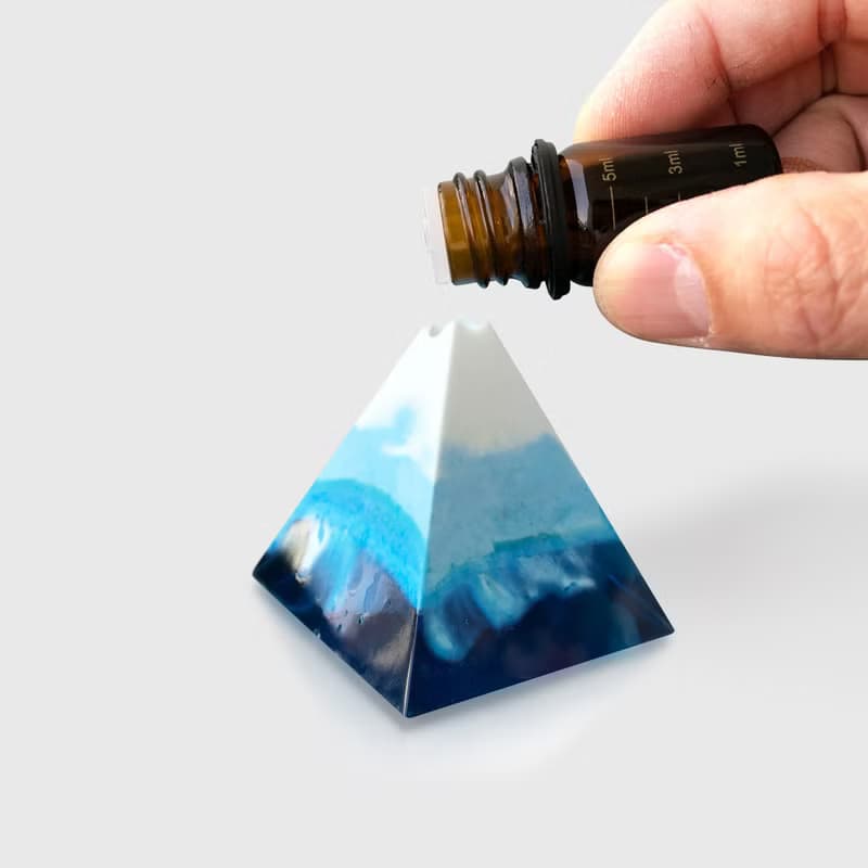手工製造 I 擴香石 I 水泥 I  樹脂 I 附5ml精油  I 富士山