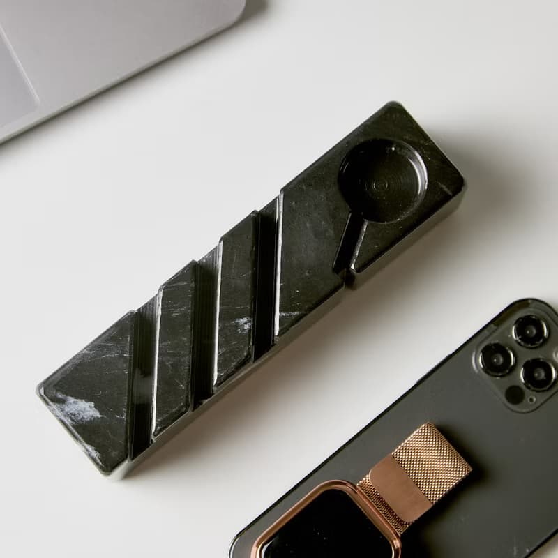 | 3C | 大理石。長型。Apple Watch。錶帶收納。無線充電座