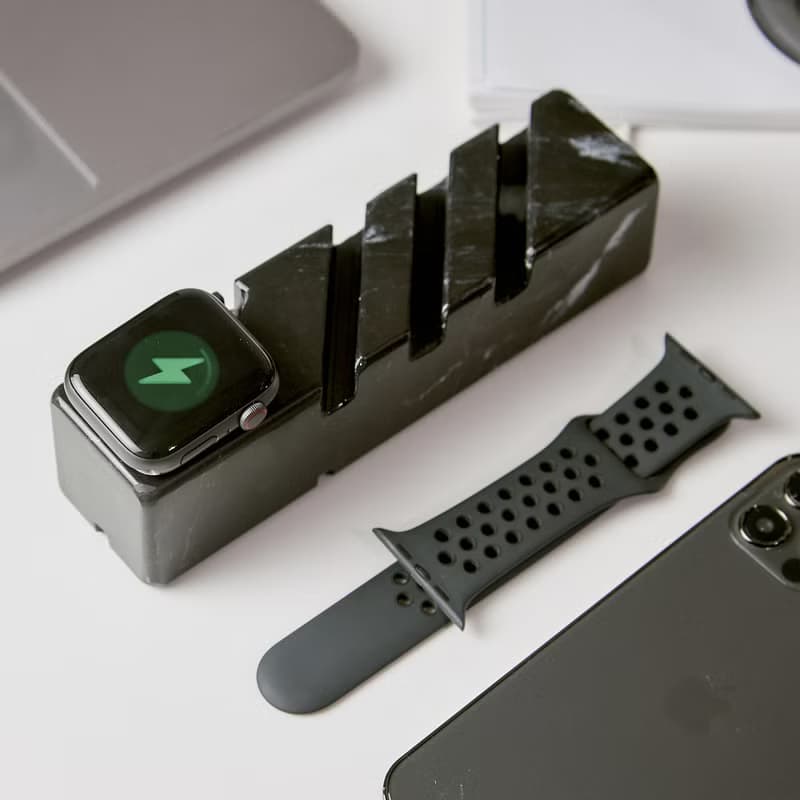 | 3C | 大理石。長型。Apple Watch。錶帶收納。無線充電座