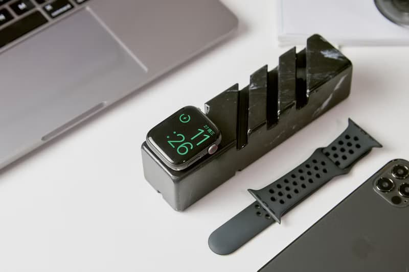 | 3C | 大理石。長型。Apple Watch。錶帶收納。無線充電座