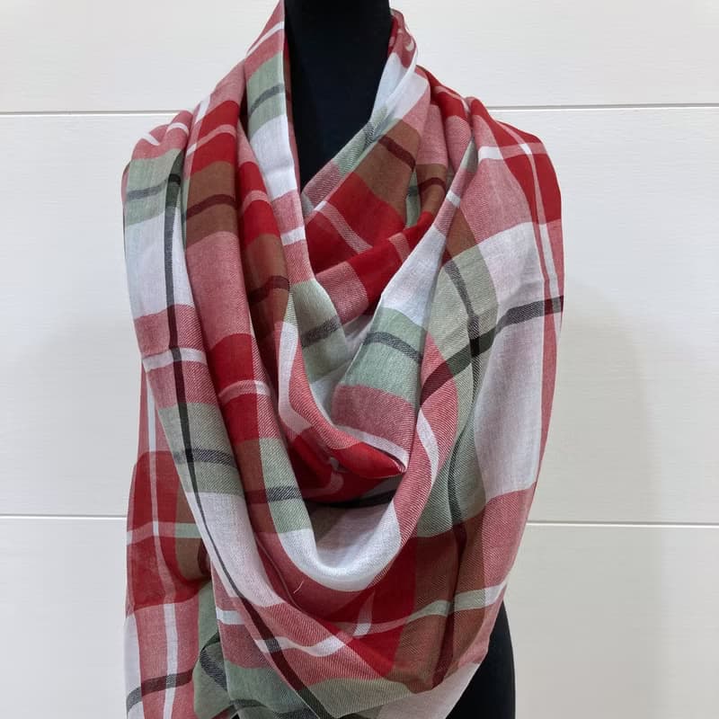 【秋冬時尚】Cashmere 羊絨圍巾/披肩 手工編織 英倫時尚 聖誕