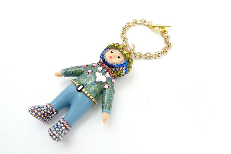 TIMBEE LO X LOPIN & ME綴施華洛水晶太空人娃娃手袋裝飾掛包手鍊