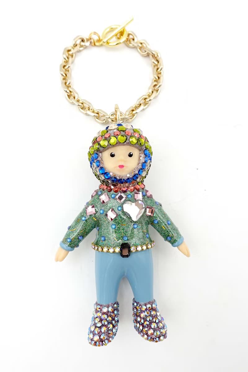 TIMBEE LO X LOPIN & ME綴施華洛水晶太空人娃娃手袋裝飾掛包手鍊