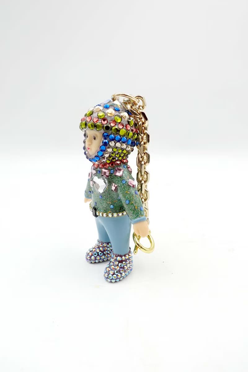 TIMBEE LO X LOPIN & ME綴施華洛水晶太空人娃娃手袋裝飾掛包手鍊