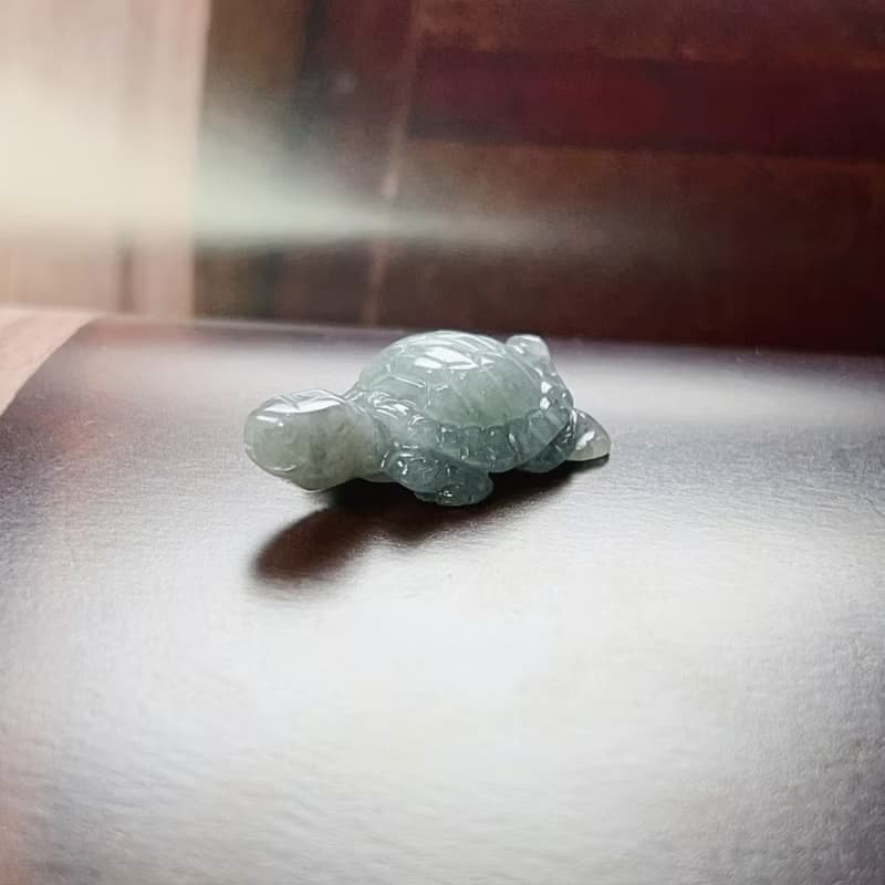 【吉祥‧長壽】冰種翡翠烏龜 | 天然緬甸A貨翡翠 | 送禮