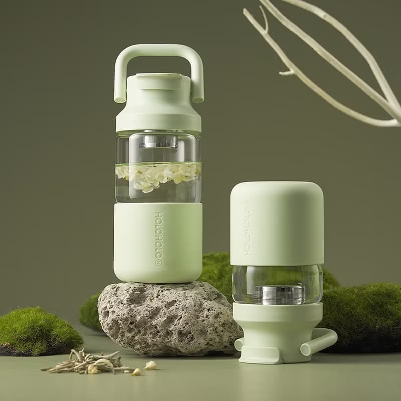 【HOLOHOLO】LIULIU TEA 茶水分離玻璃泡茶壺 (650ml/4色)