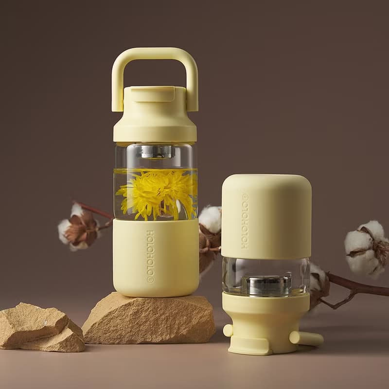 【HOLOHOLO】LIULIU TEA 茶水分離玻璃泡茶壺 (650ml/4色)