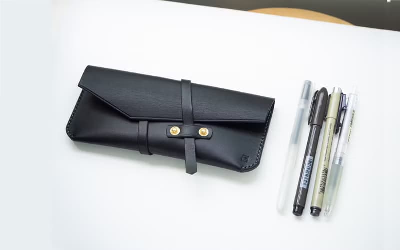 //訂製作品// 手縫手工真皮 筆袋 眼鏡套