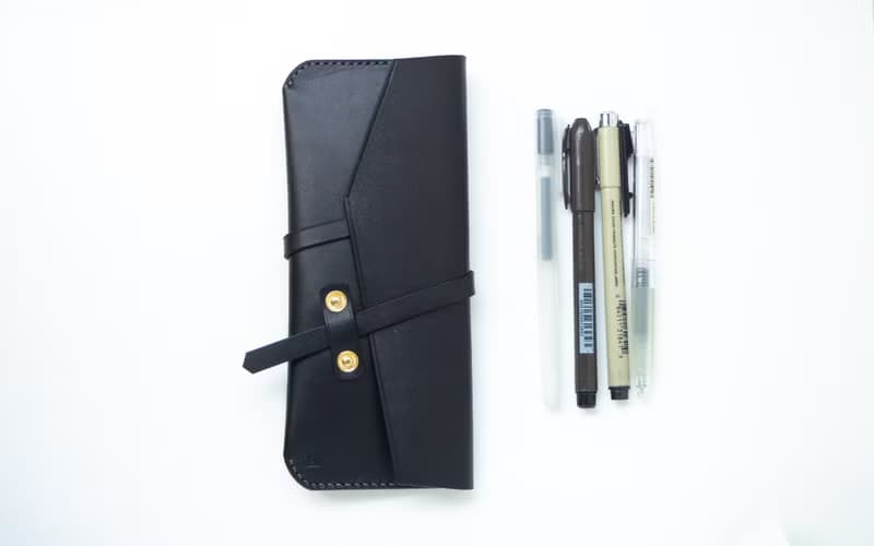 //訂製作品// 手縫手工真皮 筆袋 眼鏡套