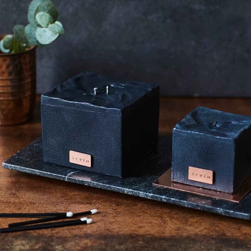 大理石黑香氛蠟燭-Marble Black Candles