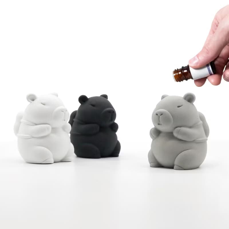 Capybara Aroma stone I 卡皮巴拉 I 水豚君擴香石 I 附5ml精油－