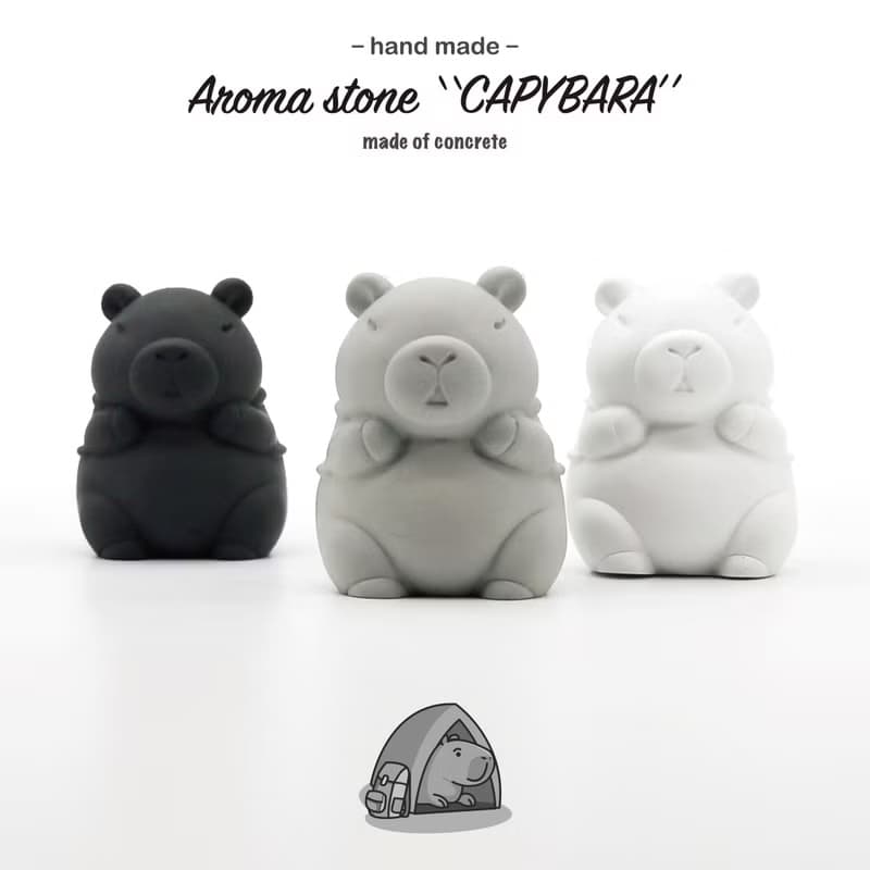 Capybara Aroma stone I 卡皮巴拉 I 水豚君擴香石 I 附5ml精油－