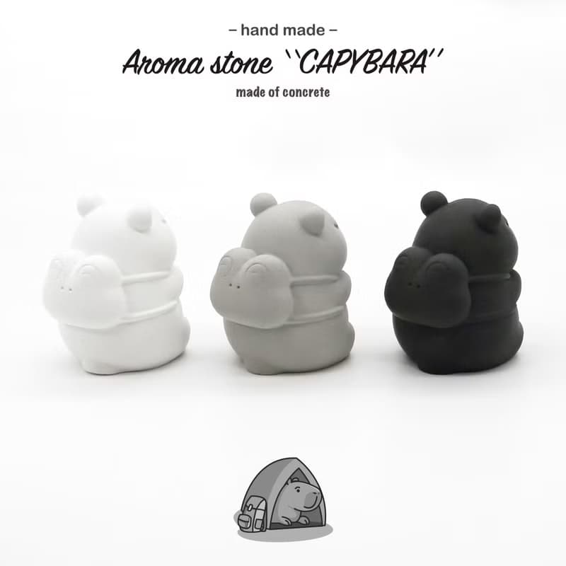 Capybara Aroma stone I 卡皮巴拉 I 水豚君擴香石 I 附5ml精油－