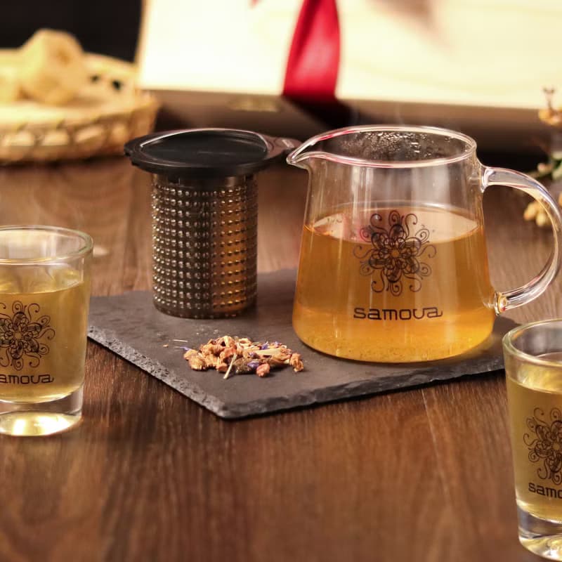 【品味珍藏系列】samova時尚茶器松木禮盒 | 長輩生日禮物