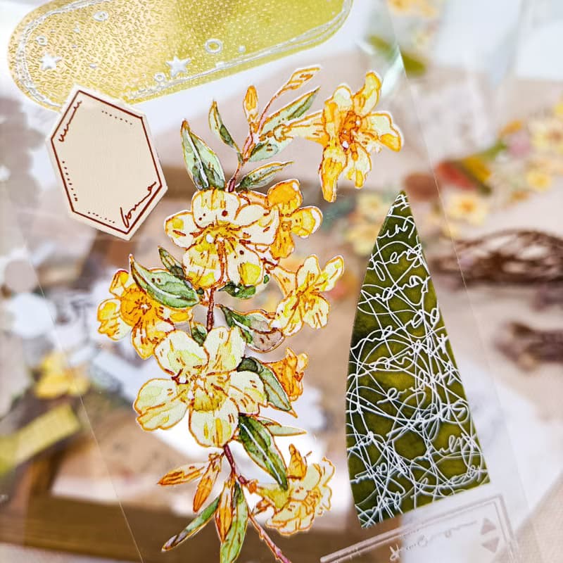 EE171香水茉莉Jasminum sambac / 紙膠帶 Masking Tape