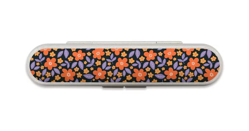 環保餐具套裝 Y2K 花花世界 Red Floral Pattern