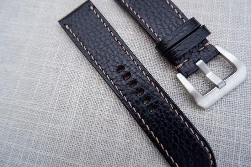 Dollaro純黑 Isaac手工錶帶 一般款 applewatch 皆可訂製