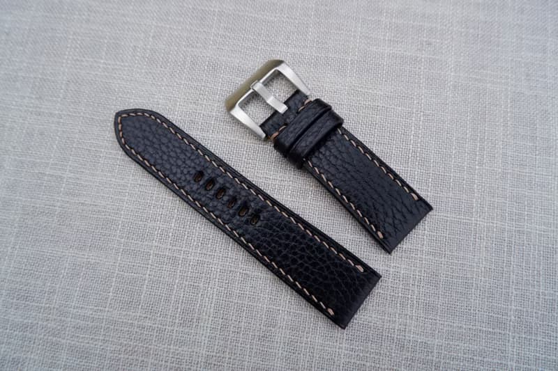 Dollaro純黑 Isaac手工錶帶 一般款 applewatch 皆可訂製