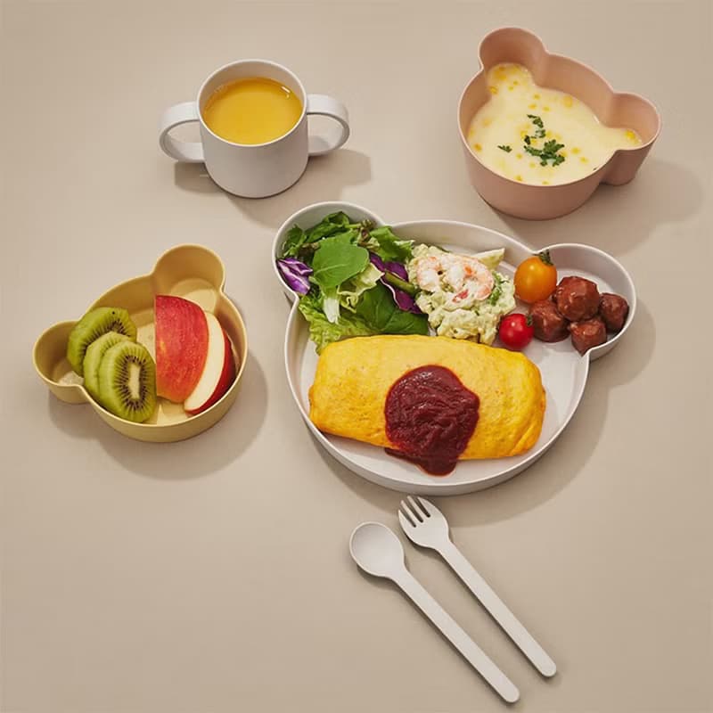 【Tak】Kids Dish 小熊餐盤 (L)