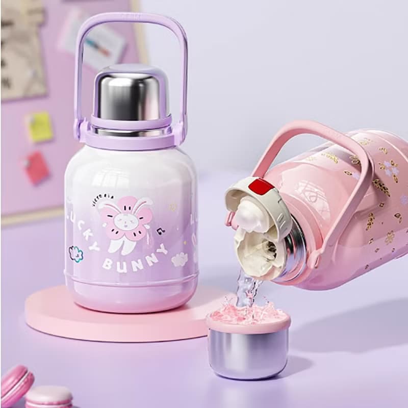 GERM×VICTORIA聯名杯 宋茜原創手繪有錢花胖胖壺