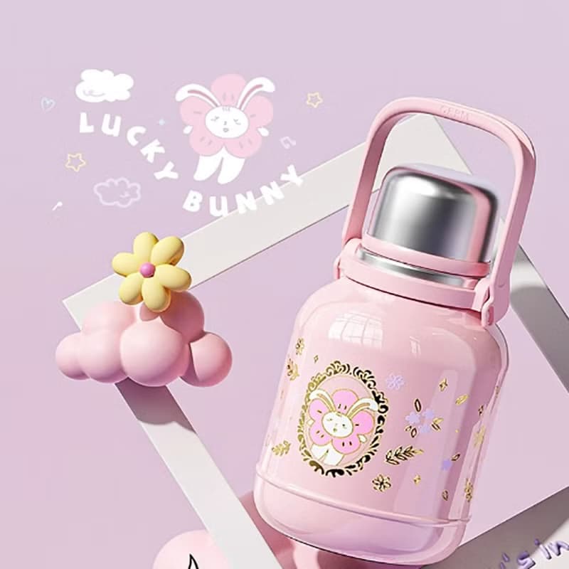 GERM×VICTORIA聯名杯 宋茜原創手繪有錢花胖胖壺