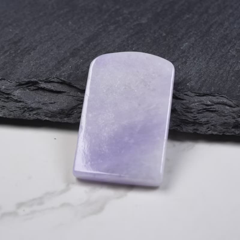 紫羅蘭翡翠平安無事牌 | 天然緬甸玉A貨翡翠 |  送禮