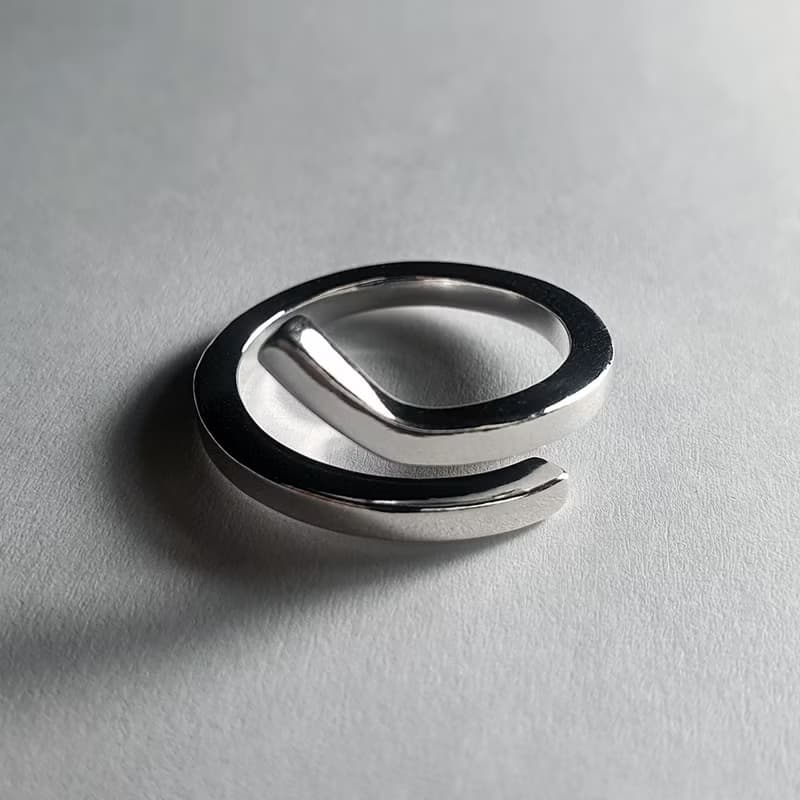 (925 Sterling Silver) Objet No.1 Ring