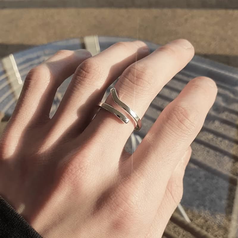 (925 Sterling Silver) Objet No.1 Ring