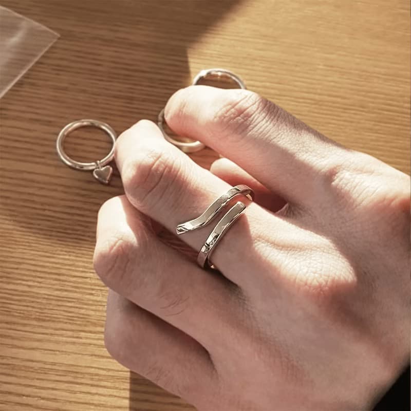 (925 Sterling Silver) Objet No.1 Ring